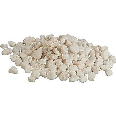 Relaxdays Marmeren grind, 5 kg, sierkiezelstenen, tuinkiezelstenen, bloembed, bloempot, graf, decoratief grind, wit, marmer, 25-40 mm Relaxdays Marmeren grind, 5 kg, sierkiezelstenen, tuinkiezelstenen, bloembed, bloempot, graf, decoratief grind, wit, marmer, 25-40 mm