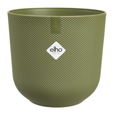 Elho Jazz ronde bloempot 23 cm May Green Ø 23,1 x H 21,5 cm, geschikt voor binnen, 100% gerecyclede kunststof Elho Jazz ronde bloempot 23 cm May Green Ø 23,1 x H 21,5 cm, geschikt voor binnen, 100% gerecyclede kunststof