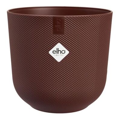 Elho Jazz ronde bloempot 35 cm Dark Burgundy Ø 34,5 x H 32,2 cm, geschikt voor binnen, 100% gerecycled kunststof Elho Jazz ronde bloempot 35 cm Dark Burgundy Ø 34,5 x H 32,2 cm, geschikt voor binnen, 100% gerecycled kunststof