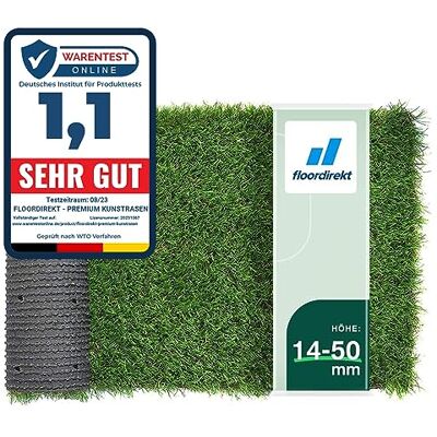 Floordirekt Hoogwaardig kunstgras voor balkon, terras en tuin, vele modellen, verschillende maten en diktes (Riviera, hoogte: 14 mm, 100 x 200 cm) Floordirekt Hoogwaardig kunstgras voor balkon, terras en tuin, vele modellen, verschillende maten en diktes (Riviera, hoogte: 14 mm, 100 x 200 cm)