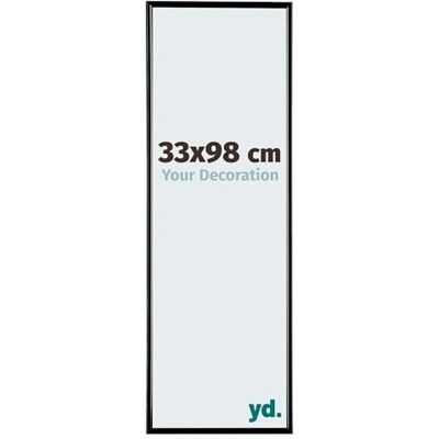 yd. Your Decoration Fotokader 33 x 98 cm, zwart hoogglans, fotokader van kunststof met acrylglas, ontspiegeld karton, 33 x 98 cm, Evry Your Decoration, ontspiegeld acrylglas, wandmontage, geschikt voor foto's, posters of puzzels, gemaakt in Holland yd. Your Decoration Fotokader 33 x 98 cm, zwart hoogglans, fotokader van kunststof met acrylglas, ontspiegeld karton, 33 x 98 cm, Evry Your Decoration, ontspiegeld acrylglas, wandmontage, geschikt voor foto's, posters of puzzels, gemaakt in Holland