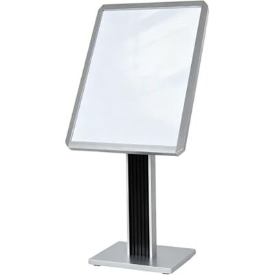 XUFWANYE Poster sign stand, réglable menu notification présentoir avec Heavy Duty base, porte, logo au sol pour poster, publicité, vente, présentoir de signalisation S6(60x80cm)-Silver XUFWANYE Poster sign stand, réglable menu notification présentoir avec Heavy Duty base, porte, logo au sol pour poster, publicité, vente, présentoir de signalisation S6(60x80cm)-Silver