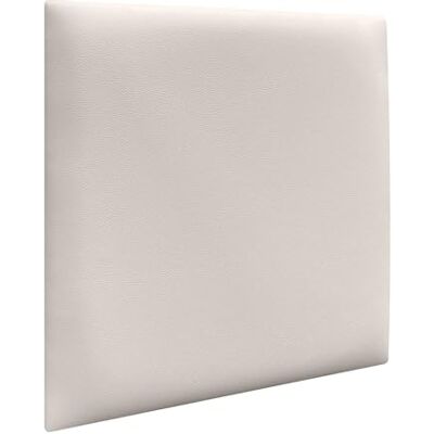 DHOME Gevoerde panelen van kunstleer, akoestische muurstickers, schokbescherming, hoofdeinde, decoratie voor huis, slaapkamer (Ivoorwit, 50 x 50 cm) DHOME Gevoerde panelen van kunstleer, akoestische muurstickers, schokbescherming, hoofdeinde, decoratie voor huis, slaapkamer (Ivoorwit, 50 x 50 cm)