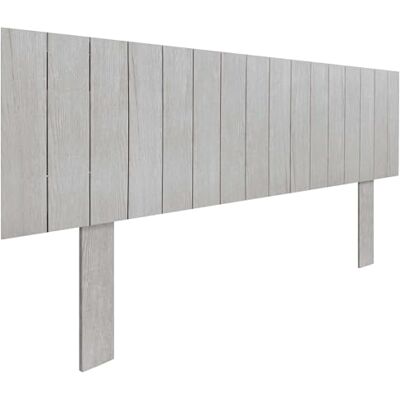 DHOME Hoofdeinde van gerecycled hout MDF met poten, verticale palletstijl, inclusief beslag (135 cm, arctiek) DHOME Hoofdeinde van gerecycled hout MDF met poten, verticale palletstijl, inclusief beslag (135 cm, arctiek)