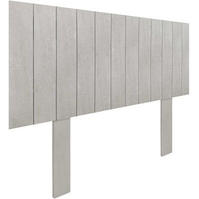 DHOME Hoofdeinde van gerecycled hout, MDF, met poten, verticaal, palletstijl, hardware inbegrepen (90 cm, stamgrijs) DHOME Hoofdeinde van gerecycled hout, MDF, met poten, verticaal, palletstijl, hardware inbegrepen (90 cm, stamgrijs)