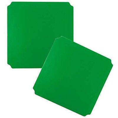 move and stic Set van 2 groene borden 40 x 40 cm move and stic Set van 2 groene borden 40 x 40 cm