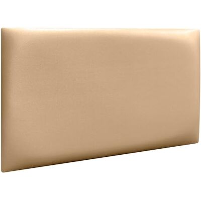 DHOME Gevoerde panelen van kunstleer, akoestische muurstickers, schokbescherming, hoofdeinde, decoratie voor huis, slaapkamer (champagne, 50 x 30 cm) DHOME Gevoerde panelen van kunstleer, akoestische muurstickers, schokbescherming, hoofdeinde, decoratie voor huis, slaapkamer (champagne, 50 x 30 cm)