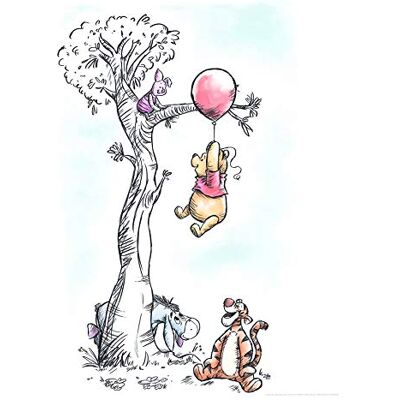 Komar Disney WB059-WB059-40x50 wandafbeelding Winnie de Poeh om op te hangen voor kinderkamer, babykamer, kunstdecoratie, afmetingen 40 x 50 cm (breedte x hoogte), zonder lijst Komar Disney WB059-WB059-40x50 wandafbeelding Winnie de Poeh om op te hangen voor kinderkamer, babykamer, kunstdecoratie, afmetingen 40 x 50 cm (breedte x hoogte), zonder lijst