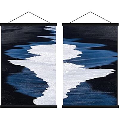 Sanauto Posterlijst, A4, posterlijst, posterlijsten, magnetisch, hout, poster, ophanghouder, lijst, foto's, fotolijst, fotolijst (21cm, zwart, 2 stuks) Sanauto Posterlijst, A4, posterlijst, posterlijsten, magnetisch, hout, poster, ophanghouder, lijst, foto's, fotolijst, fotolijst (21cm, zwart, 2 stuks)