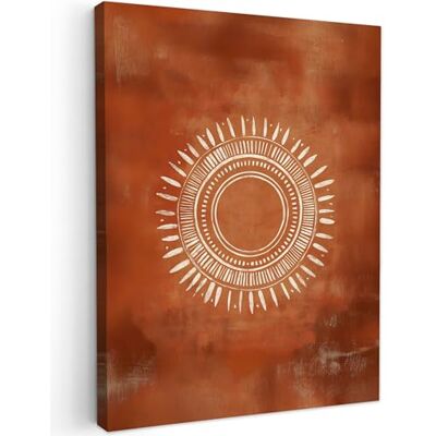 MuchoWow © Afdruk op canvas, foto, schilderij, wanddecoratie 50 x 70 cm, slaapkamer, woonkamer, huis, decoratie, keuken, abstract, lijnen, zonnestralen, rood MuchoWow © Afdruk op canvas, foto, schilderij, wanddecoratie 50 x 70 cm, slaapkamer, woonkamer, huis, decoratie, keuken, abstract, lijnen, zonnestralen, rood