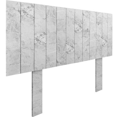 DHOME Hoofdeinde van gerecycled hout MDF met poten, verticale palletstijl, inclusief hardware (90 cm, marmeren afwerking) DHOME Hoofdeinde van gerecycled hout MDF met poten, verticale palletstijl, inclusief hardware (90 cm, marmeren afwerking)