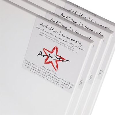 ART Set van 4 geribbelde lijsten 30 x 40 cm universeel frame canvas op spieraam 30 x 40 cm voorgeprimed canvas rechthoekig spieraam gespannen klaar om te schilderen met schilderdoek ART Set van 4 geribbelde lijsten 30 x 40 cm universeel frame canvas op spieraam 30 x 40 cm voorgeprimed canvas rechthoekig spieraam gespannen klaar om te schilderen met schilderdoek