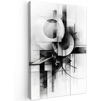 MuchoWow © Canvas Print Wanddecoratie Schilderij 40 x 60 cm Reproducties Decoratieve Muurschilderingen Decoratie Slaapkamer Foto Woonkamer Abstract Kunst Modern Zwart en Wit 40x60 cm Tableaux Decoratifs Muraux Déco Chambre Tableau Salon Abstrait Art Mod MuchoWow © Canvas Print Wanddecoratie Schilderij 40 x 60 cm Reproducties Decoratieve Muurschilderingen Decoratie Slaapkamer Foto Woonkamer Abstract Kunst Modern Zwart en Wit 40x60 cm Tableaux Decoratifs Muraux Déco Chambre Tableau Salon Abstrait Art Mod