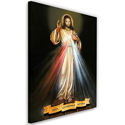 Feeby Canvas Schilderij Jezus 40 x 60 cm 1 Stuk Moderne Artistieke Fotoprint Kwaliteit Foto Wanddecoratie Woonkamer Slaapkamer Keuken Kantoor Gang Mercy Multi Feeby Canvas Schilderij Jezus 40 x 60 cm 1 Stuk Moderne Artistieke Fotoprint Kwaliteit Foto Wanddecoratie Woonkamer Slaapkamer Keuken Kantoor Gang Mercy Multi