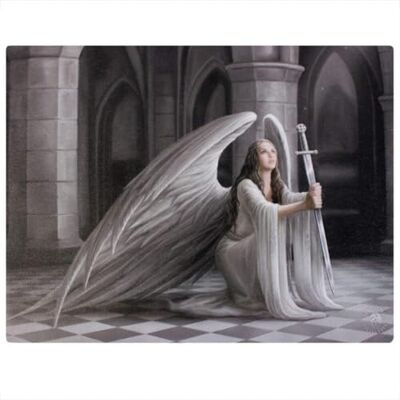 ANNE STOKES The Blessing Een Gothic engel met zwaard leuk design van kunstenaar kunstdruk op canvas / muurkunst ANNE STOKES The Blessing Een Gothic engel met zwaard leuk design van kunstenaar kunstdruk op canvas / muurkunst