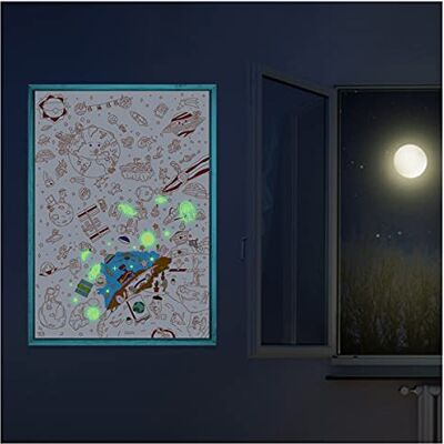 Ambiance Sticker YETI BLANK DESIGNS Reuzenposter met 90 stickers Sport en natuur XL formaat (100 x 70 cm) cadeau-idee poster met stickers eenvoudige lijst grote kleuring voor volwassenen Ambiance Sticker YETI BLANK DESIGNS Reuzenposter met 90 stickers Sport en natuur XL formaat (100 x 70 cm) cadeau-idee poster met stickers eenvoudige lijst grote kleuring voor volwassenen