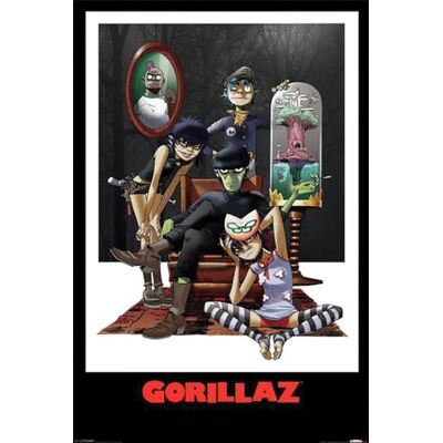 Close Up Poster Gorillaz (61 cm x 91,5 cm) Close Up Poster Gorillaz (61 cm x 91,5 cm)