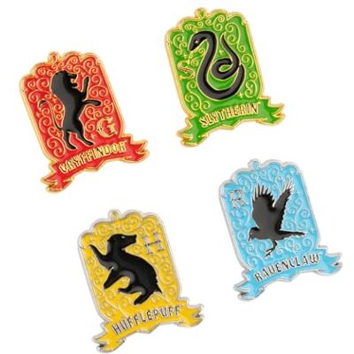 Grupo Erik Set van 4 Harry Potter dennen Goodies Griffoendor, Ravenklauw, Zwadderich, Huffelpuf Grupo Erik Set van 4 Harry Potter dennen Goodies Griffoendor, Ravenklauw, Zwadderich, Huffelpuf