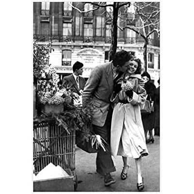 OPDKS Vintage zwart-wit poster Robert Doisneau fotografie 6 canvas poster slaapkamer decoratie sport landschap kantoor decoratie zonder lijst 40 x 60 cm OPDKS Vintage zwart-wit poster Robert Doisneau fotografie 6 canvas poster slaapkamer decoratie sport landschap kantoor decoratie zonder lijst 40 x 60 cm