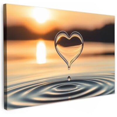 MuchoWow © Canvas Prints Wanddecoratie 120x80 cm Schilderijen Decoratieve Kunst Muurschilderijen Kamerdecoratie Hart Water Zonsondergang Natuur Zen 120x80 cm Décoratif Muraux Décoration Chambre Coeur Eau Coucher de soleil Nature Zen MuchoWow © Canvas Prints Wanddecoratie 120x80 cm Schilderijen Decoratieve Kunst Muurschilderijen Kamerdecoratie Hart Water Zonsondergang Natuur Zen 120x80 cm Décoratif Muraux Décoration Chambre Coeur Eau Coucher de soleil Nature Zen