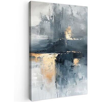 MuchoWow © Afdrukken op Canvas Foto schilderij 60x90 cm Schilderij Decoratie Muur Slaapkamer Woonkamer Huis Deco Keuken Kunst Grijs Goud Abstract 60x90 cm Chambre Salon Maison Deco Cuisine Art Gris Or Abstrait MuchoWow © Afdrukken op Canvas Foto schilderij 60x90 cm Schilderij Decoratie Muur Slaapkamer Woonkamer Huis Deco Keuken Kunst Grijs Goud Abstract 60x90 cm Chambre Salon Maison Deco Cuisine Art Gris Or Abstrait
