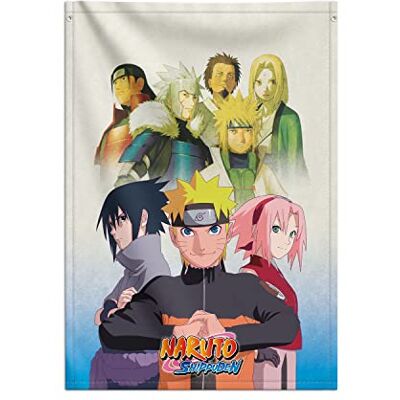 Grupo Erik Naruto poster, canvas stof 70 x 100 cm Manga poster, wanddecoratie, Kamekono Grupo Erik Naruto poster, canvas stof 70 x 100 cm Manga poster, wanddecoratie, Kamekono