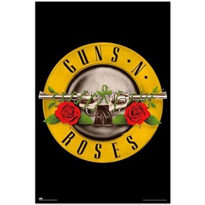 Grupo Erik : Guns N Roses Poster Guns N Roses Wandposter 61 x 91,5 cm, Wandposter met Glanzend Papier En Ingelijst, Guns N Roses Gift, Muziek Poster Grupo Erik : Guns N Roses Poster Guns N Roses Wandposter 61 x 91,5 cm, Wandposter met Glanzend Papier En Ingelijst, Guns N Roses Gift, Muziek Poster