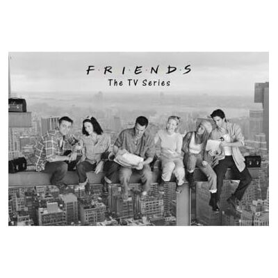 Grupo Erik Maxi Friends-Lunch on a Skyscraper poster (91 x 61 cm), grijs, 91 x 61 cm Grupo Erik Maxi Friends-Lunch on a Skyscraper poster (91 x 61 cm), grijs, 91 x 61 cm