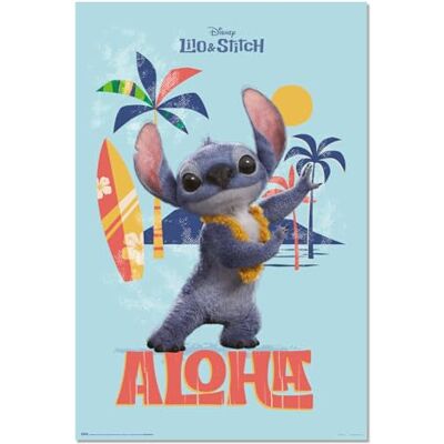 Grupo Erik Poster Disney Stitch, Live Action 61 x 91,5 cm Woondecoratie, Wanddecoratie, Decoratieve Poster Grupo Erik Poster Disney Stitch, Live Action 61 x 91,5 cm Woondecoratie, Wanddecoratie, Decoratieve Poster