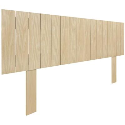 DHOME Hoofdeinde van gerecycled hout MDF met poten, palletstijl, verticale hardware inbegrepen (135 cm, natuurlijk hout) DHOME Hoofdeinde van gerecycled hout MDF met poten, palletstijl, verticale hardware inbegrepen (135 cm, natuurlijk hout)