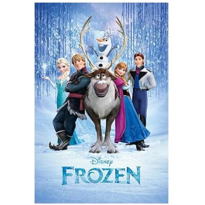 Disney Piramid International Maxi poster "Cast Frozen", meerkleurig, 61 x 91,5 x 1,3 cm Disney Piramid International Maxi poster "Cast Frozen", meerkleurig, 61 x 91,5 x 1,3 cm