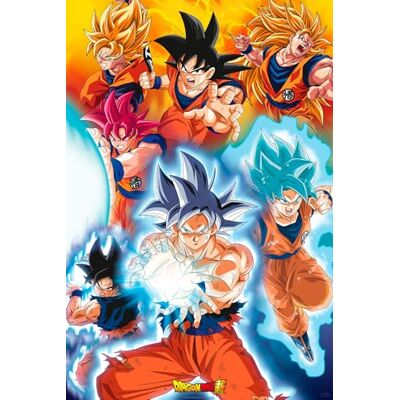 empireposter Dragon Ball poster Super Goku Manga Anime afmetingen: 61 x 91,5 cm empireposter Dragon Ball poster Super Goku Manga Anime afmetingen: 61 x 91,5 cm