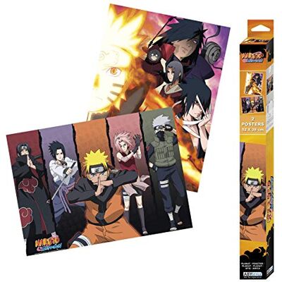 ABYSTYLE Naruto set van 2 Chibi posters ABYSTYLE Naruto set van 2 Chibi posters