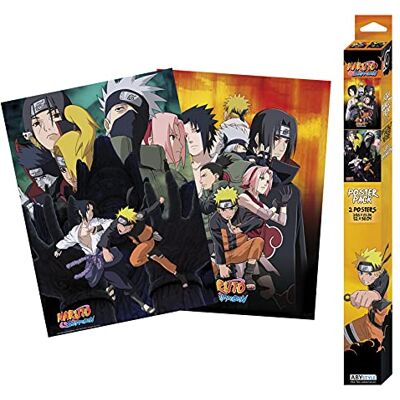 ABYSTYLE Naruto Shippuden Set van 2 Chibi Posters ABYSTYLE Naruto Shippuden Set van 2 Chibi Posters