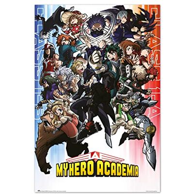 Grupo Erik Poster My Hero Academia Class 1-A And Class 1-B Woondecoratie, Wanddecoratie, Decoratieve Poster Grupo Erik Poster My Hero Academia Class 1-A And Class 1-B Woondecoratie, Wanddecoratie, Decoratieve Poster