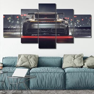 AZBESCZ Muurschildering Decoratie 5 Panelen Auto Porsche 911 GT3 Muurkunst Schilderij Foto's Home Office Badkamer Grote Foto Decoratie Muurposter XL 200 x 100 cm AZBESCZ Muurschildering Decoratie 5 Panelen Auto Porsche 911 GT3 Muurkunst Schilderij Foto's Home Office Badkamer Grote Foto Decoratie Muurposter XL 200 x 100 cm