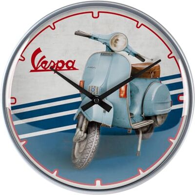 ART Retro klok, Ø 31 cm, Vespa Iconic cadeau-idee voor scooterfans, officieel gelicentieerd product (OLP), wanddecoratie keuken, vintage design ART Retro klok, Ø 31 cm, Vespa Iconic cadeau-idee voor scooterfans, officieel gelicentieerd product (OLP), wanddecoratie keuken, vintage design