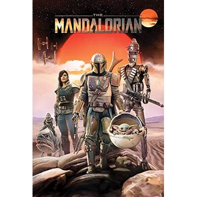 empireposter Star Wars The Mandalorian Group Poster Afmetingen 61 x 91,5 cm + wissellijst Shinsuke® Maxi kunststof zwart, acrylglas empireposter Star Wars The Mandalorian Group Poster Afmetingen 61 x 91,5 cm + wissellijst Shinsuke® Maxi kunststof zwart, acrylglas