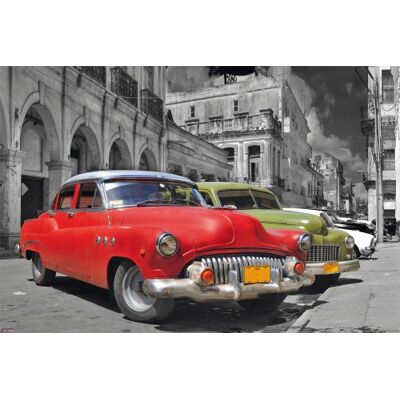 empireposter Klassieke autoposter Cuba Havana klassiek stadmotief 91,5 x 61 cm + 1 poster 61 x 91,5 cm empireposter Klassieke autoposter Cuba Havana klassiek stadmotief 91,5 x 61 cm + 1 poster 61 x 91,5 cm