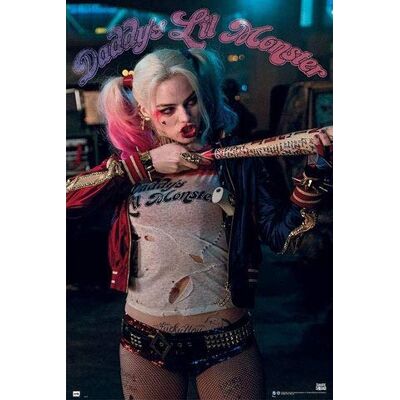 empireposter Squad poster Harley Quinn Daddys Lil Monster + poster empireposter Squad poster Harley Quinn Daddys Lil Monster + poster