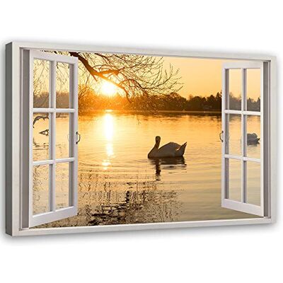 Feeby Viles Foto's op canvas Uitzicht vanaf het raam natuur 90 x 60 cm Woondecoratie Muurschilderingen voor slaapkamer Esthetiek Wanddecoratie Canvas groot Badkamer Feeby Viles Foto's op canvas Uitzicht vanaf het raam natuur 90 x 60 cm Woondecoratie Muurschilderingen voor slaapkamer Esthetiek Wanddecoratie Canvas groot Badkamer