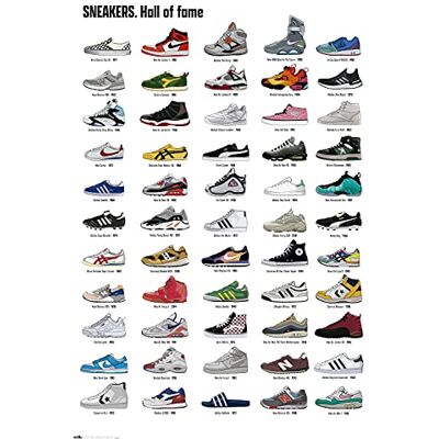 Grupo Erik Poster Sneakers Hall Of Fame Woondecoratie, Wanddecoratie, Decoratieve Poster Grupo Erik Poster Sneakers Hall Of Fame Woondecoratie, Wanddecoratie, Decoratieve Poster