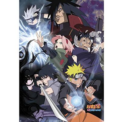 ABYSTYLE NARUTO SHIPPUDEN – poster "Ninja-oorlogsgroep" (91,5 x 61 cm) ABYSTYLE NARUTO SHIPPUDEN – poster "Ninja-oorlogsgroep" (91,5 x 61 cm)