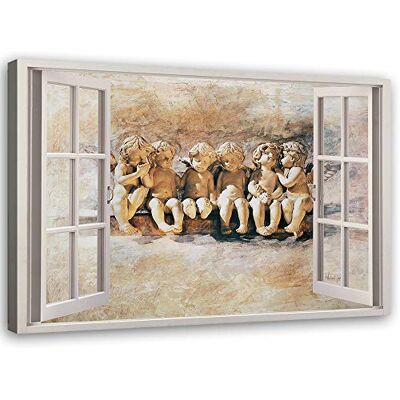 Feeby Viles Afbeeldingen op canvas – uitzicht op het raam natuur – 120 x 80 cm – decoratie woonkamer – wandafbeeldingen slaapkamer – esthetische decoratie – wanddecoratie – canvas grote decoratie Feeby Viles Afbeeldingen op canvas – uitzicht op het raam natuur – 120 x 80 cm – decoratie woonkamer – wandafbeeldingen slaapkamer – esthetische decoratie – wanddecoratie – canvas grote decoratie