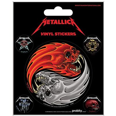 empireposter Metallica Stickersets Yin & Yang Skulls empireposter Metallica Stickersets Yin & Yang Skulls