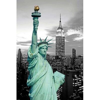 empireposter Empire Poster Vrijheidsbeeld met kleureffecten empireposter Empire Poster Vrijheidsbeeld met kleureffecten