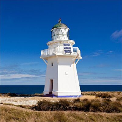 ART gla669a muurschildering van glas, motief "Lighthouse III", 30 x 30 cm ART gla669a muurschildering van glas, motief "Lighthouse III", 30 x 30 cm