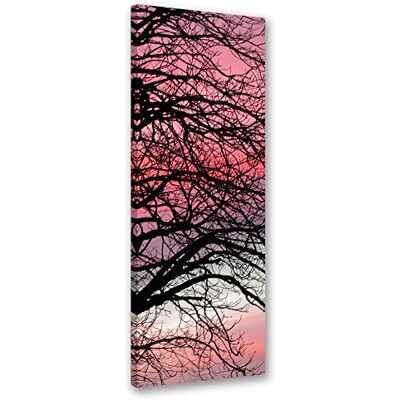 Feeby Kunstdruk op canvas, boom, natuur, roze, 50 x 150 cm Feeby Kunstdruk op canvas, boom, natuur, roze, 50 x 150 cm