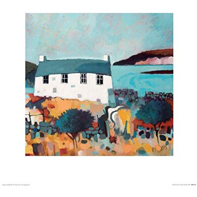 ART Derek Melville (Headland View 40 x 40 cm bedrukt canvas ART Derek Melville (Headland View 40 x 40 cm bedrukt canvas