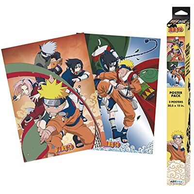 ABYSTYLE Naruto Set 2 Chibi Posters Team 7 ABYSTYLE Naruto Set 2 Chibi Posters Team 7